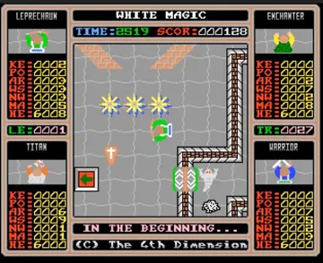 White Magic (1989)(Fourth Dimension) screen shot game playing